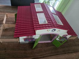 Schleich Set Pferd mit Stall und viel Zubehör
