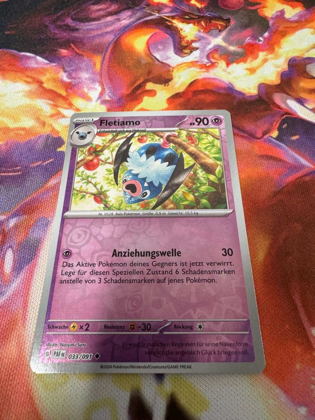 Pokémon Carte collezionabili: Fletiamo (PAF 033) / Reverse Holo / Paldeas Schicksale – Nuovo (secondo la descrizione) da Bülach venduto da CherryBlu