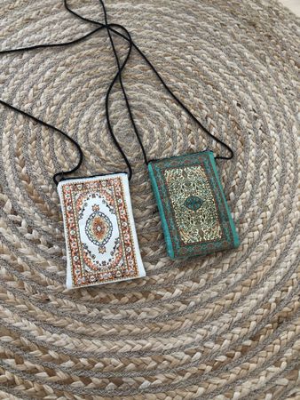 Coole vintage Teppich Handy Tasche im Ethno Stil!