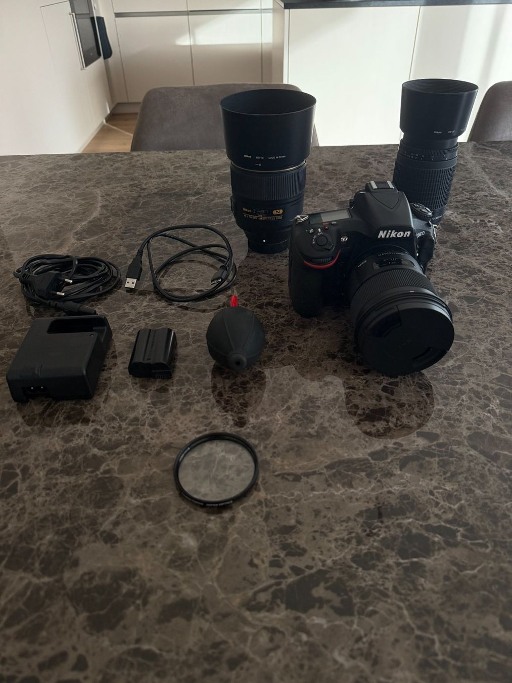 Nikon Fotocamera: Nikon D810 Vollformat-Set + 3 Objektive – Usato da Wetzikon ZH venduto da gfa_g77p