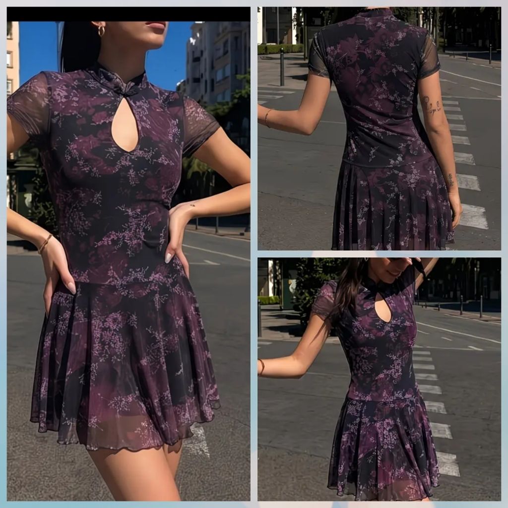 Vestiti: Mini-Kleid kurzarm Blumenmuster Grösse M .neu – Nuovo (secondo la descrizione) da Solothurn venduto da mer_gg5n