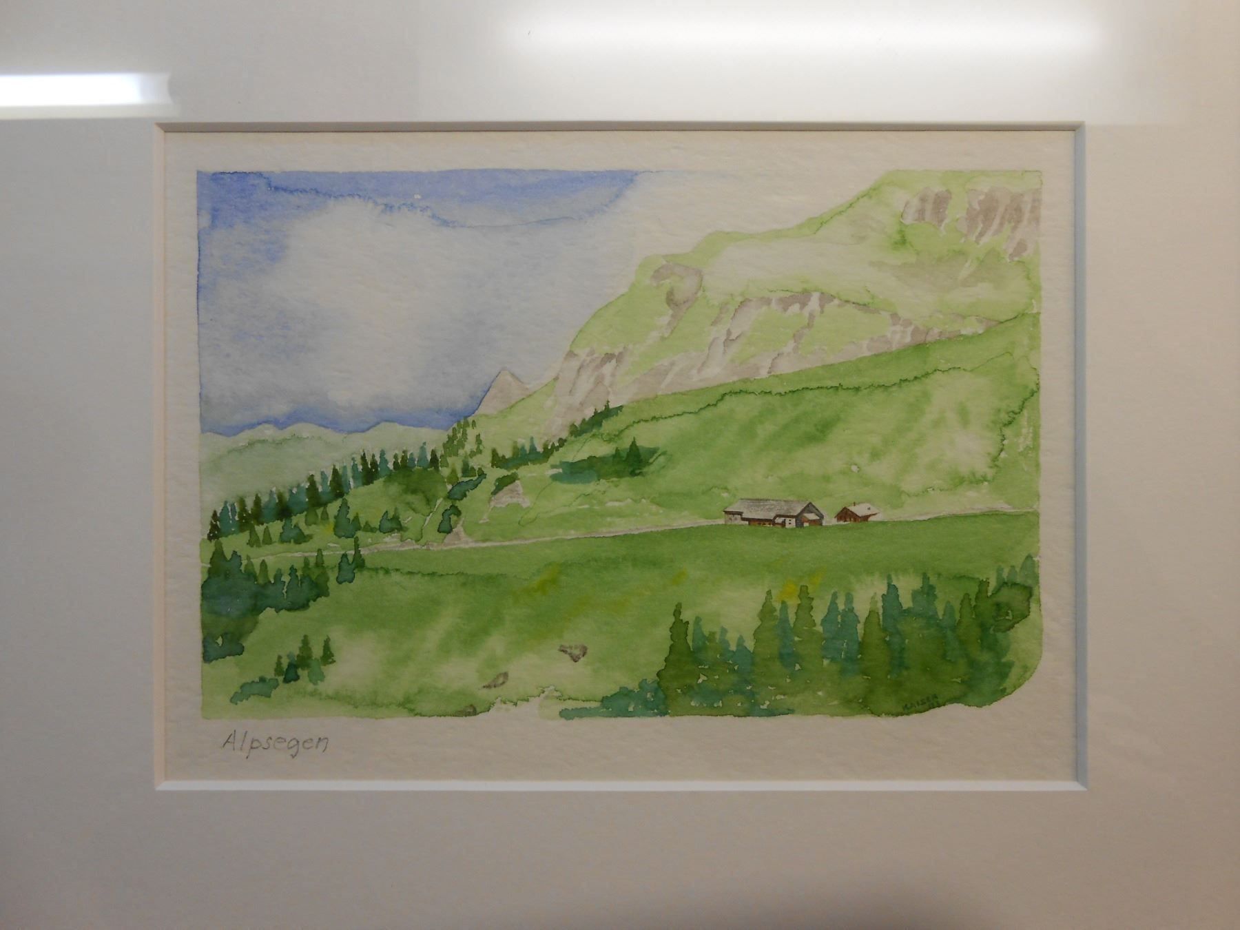 Dipinti: Aquarell "ALPSEGEN" GR - (R) – Nuovo (secondo la descrizione) da Hallwil venduto da pkaiser44 1