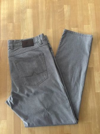 Alberto Pipe Pants - Smart Cotton - Fit Brown