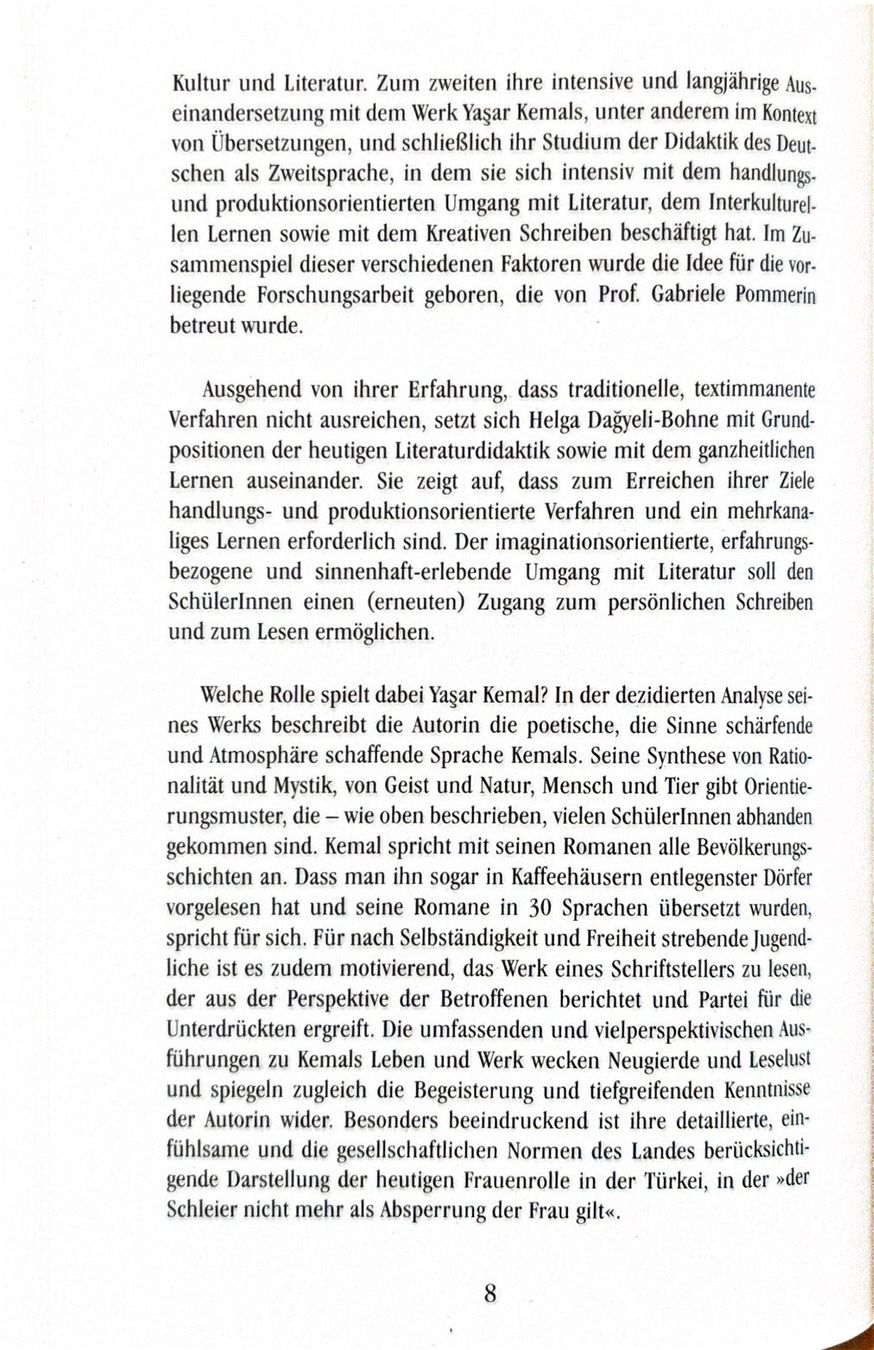 Libri: Yasar Kemal - Sänger der Cukurova – Nuovo (secondo la descrizione) da Sarnen venduto da Livres 4