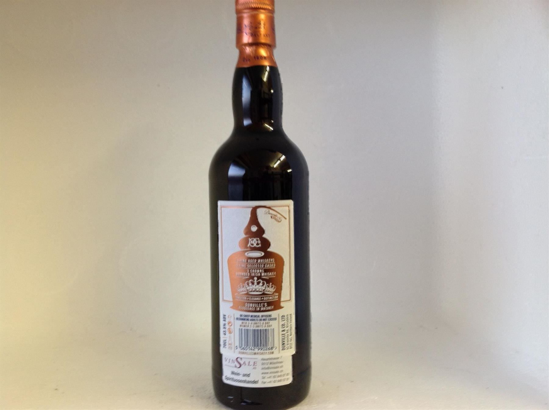 Bevande alcoliche: Dunville's Three Crowns Vintage Blend... – Nuovo e nell'imballaggio originale da Wöschnau venduto da Vinsale 3