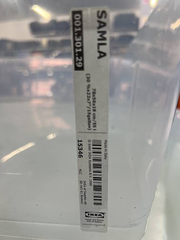 Casse di trasporto: 11x IKEA SAMLA Boxen   55L  ohne Deckel – Usato da Steinen venduto da Rocket_84 3