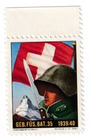 Soldaten Briefmarke **