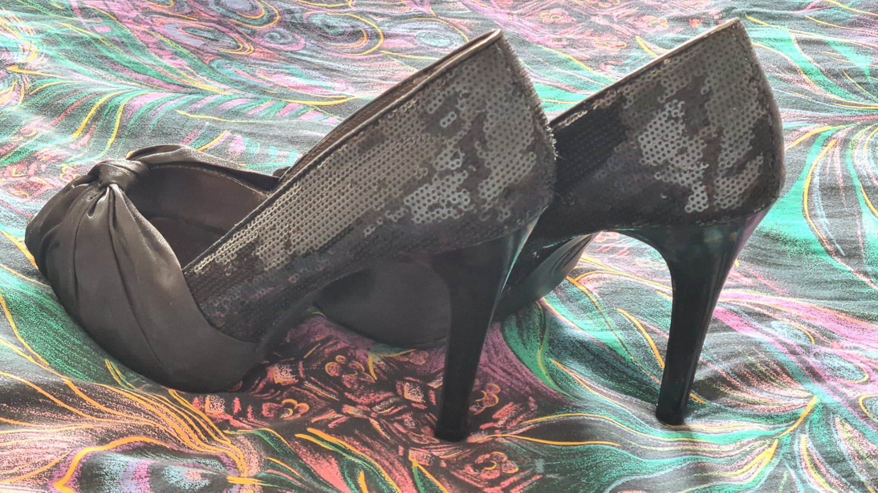 Damenschuhe: 2 paires de Chaussures de soirée noir – Gebraucht aus Romont FR von Glonounou 1