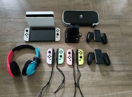 Nintendo Switch oled komplett Set