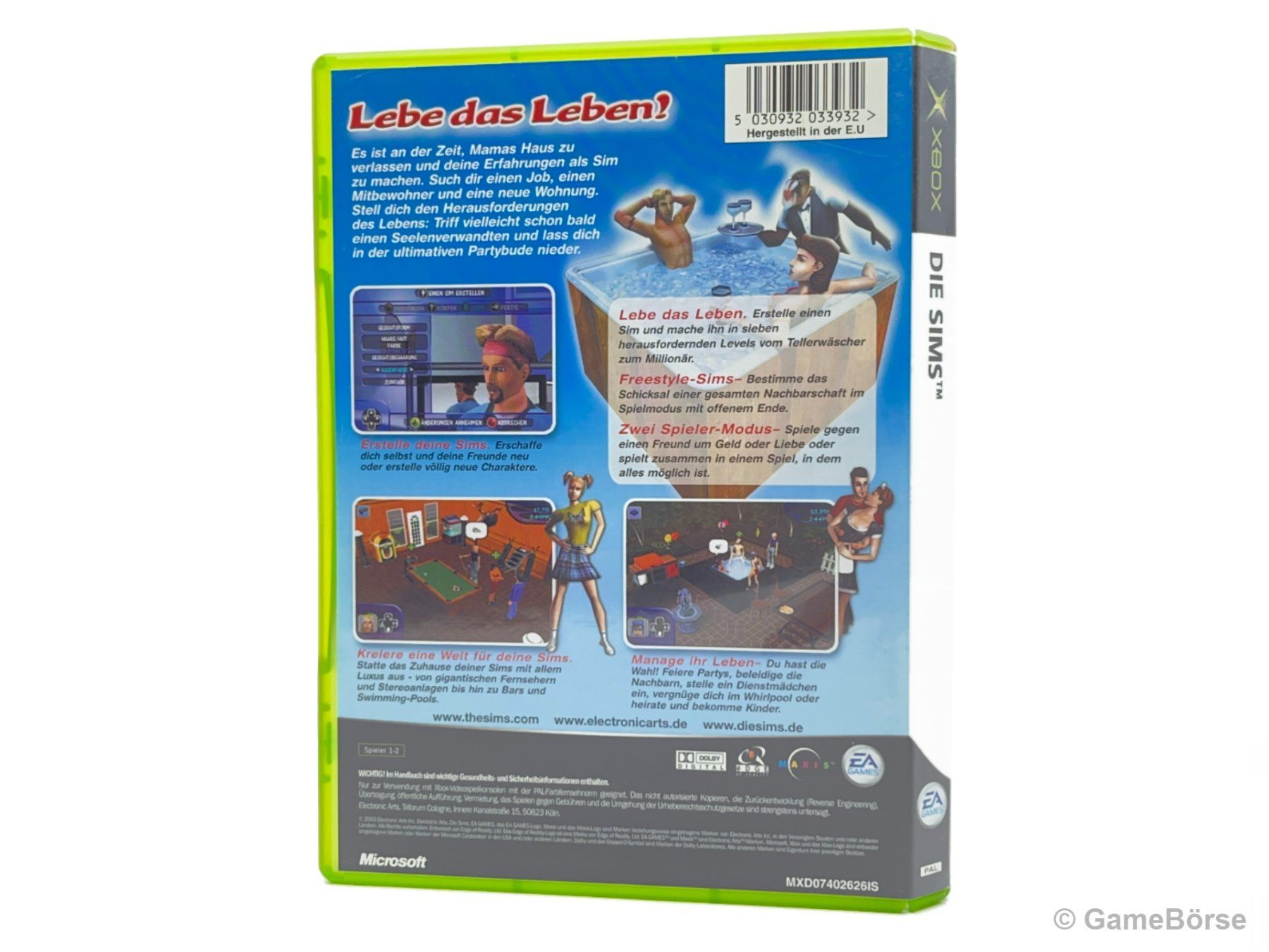 Microsoft Giochi: Xbox Die Sims – Usato da Stettfurt venduto da GameBoerse 1