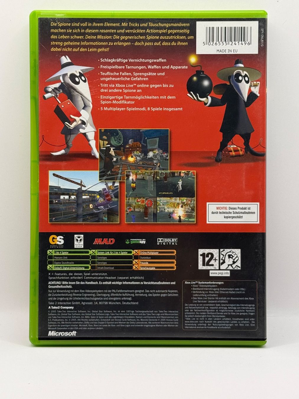 Giochi: Spion & Spion - Xbox - CIB – Usato da Dietikon venduto da gab_qz7y 1