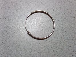 1 Creolen Ohrhänger 925 Silber 0.3g