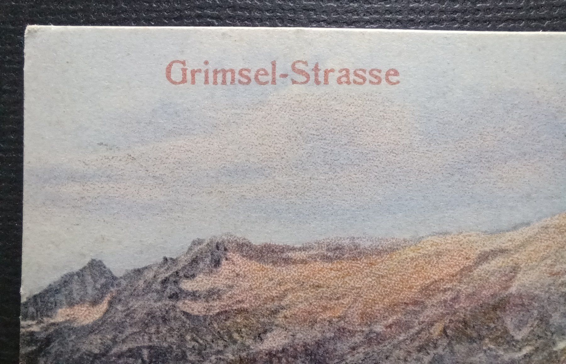 Cartoline postali: No. 3012 a, Grimsel-Strasse, Nägelisgrätli, 1908 – Usato da Aarau Rohr venduto da mgvw 2