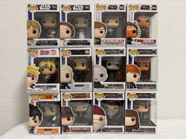 12 figurines - Funko Pop, Stars Wars, Harry Potter, ..