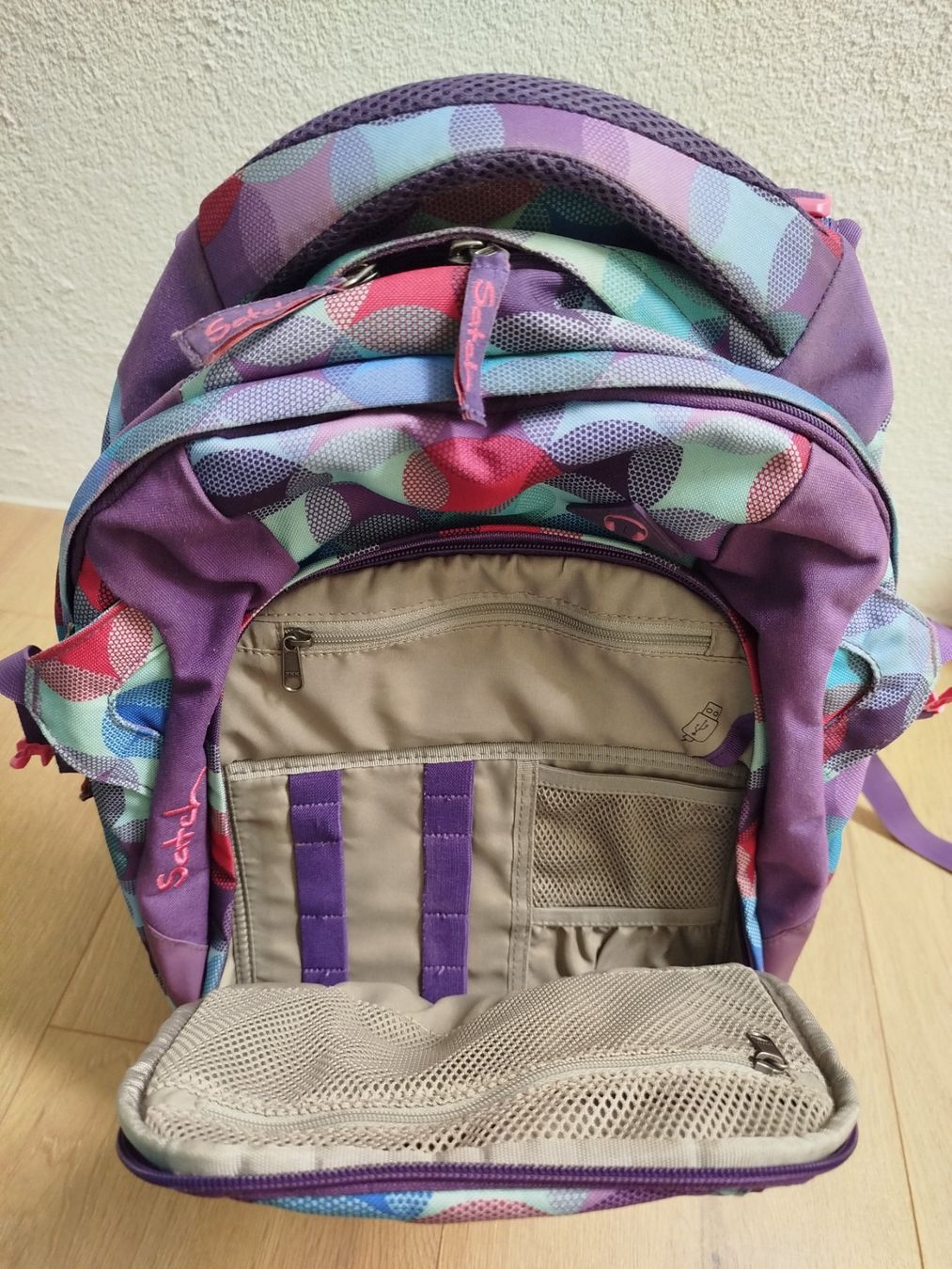 Satch Borse & Zaini: Schulrucksack Satch violett – Usato da Orpund venduto da mch_c7r7 6