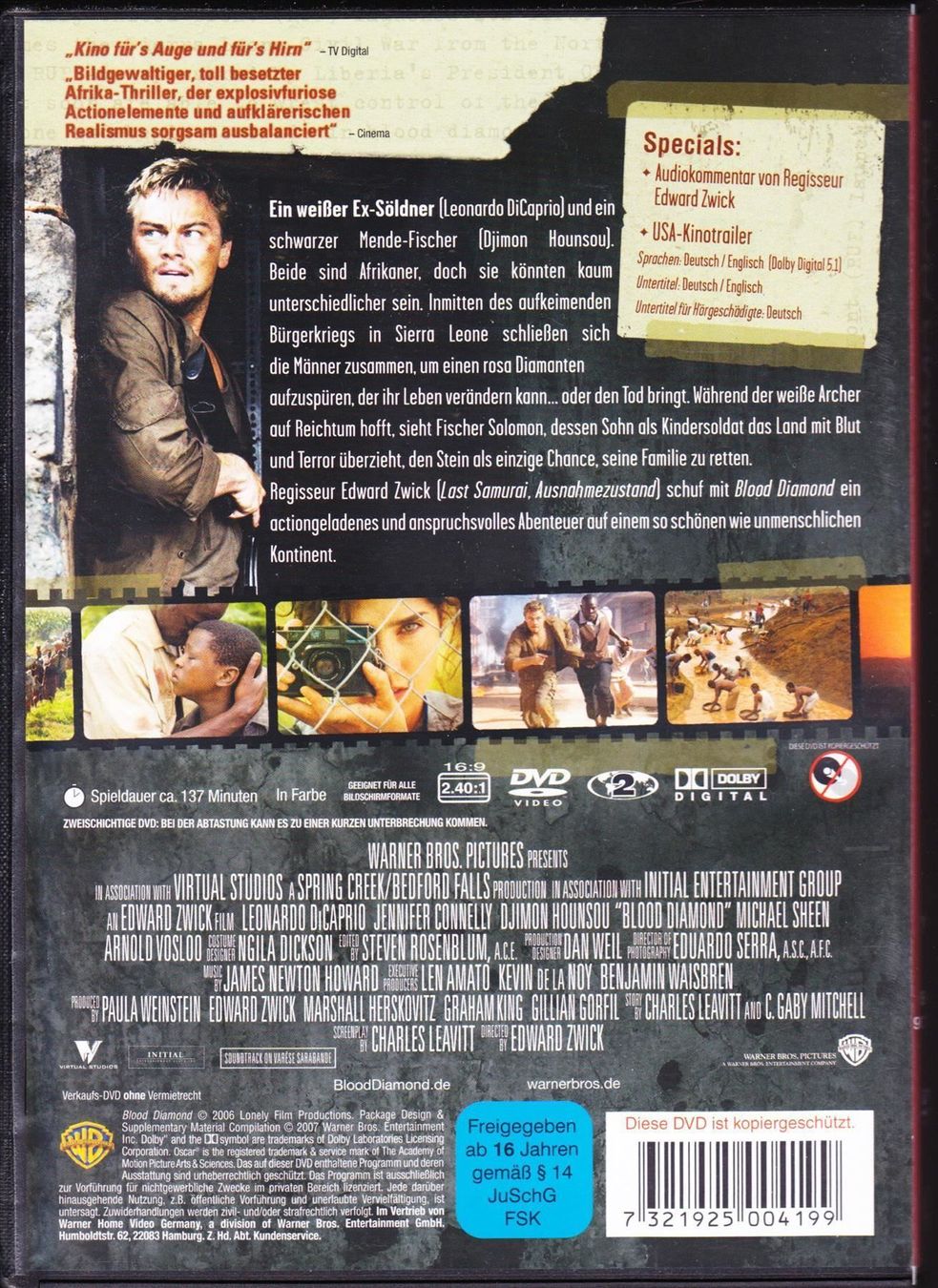 Tous les DVDs: Blood Diamond – D'occasion à Spiez par Crazyduck 1