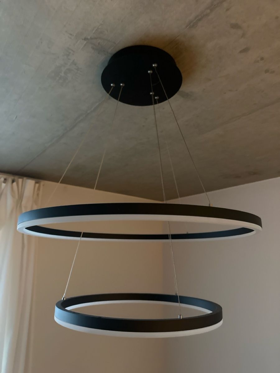Livique Lampadari & plafoniere: Moderne LED Design-Hängeleuchte mit 2 Leuchtringen – Usato da Opfikon venduto da ini_wq5h 1