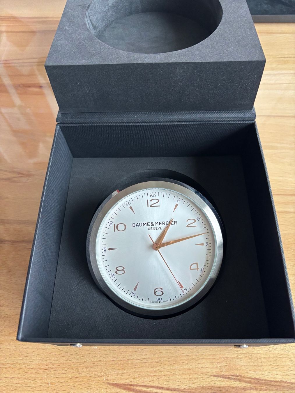 Baume & Mercier Orologi: Baume & Mercier CLIFTON Tischuhr – Nuovo (secondo la descrizione) da Weisslingen venduto da mxbrunner 4
