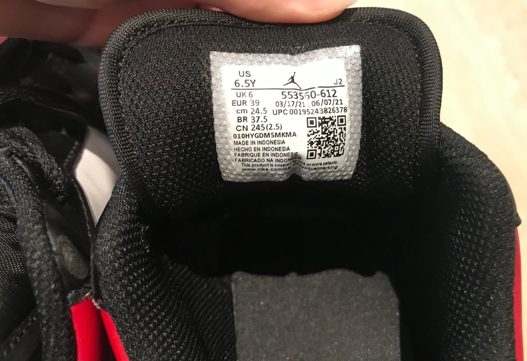 Jordan Damenschuhe: Air Jordan 1 Low Bred Toe EU 39 – Gebraucht aus Au SG von alphajoker 5