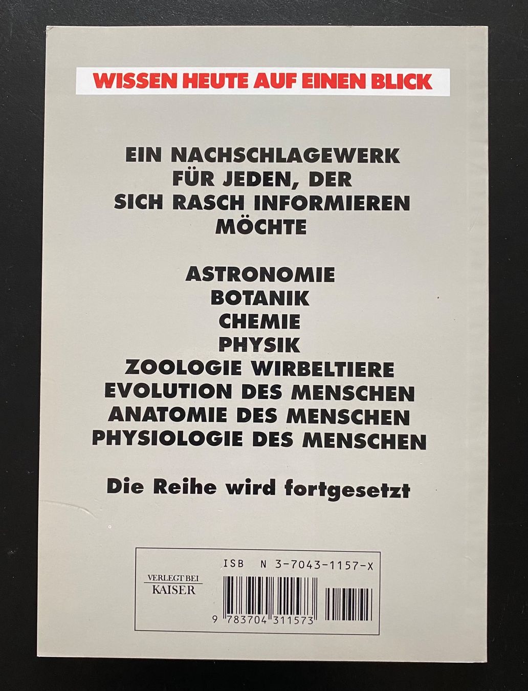 Libri: ZOOLOGIE / WIRBELTIERE – Usato da Nussbaumen AG venduto da schuba2000 1