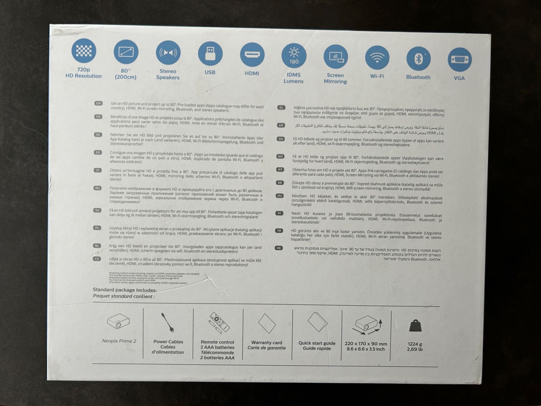 Philips Videoprojektoren: Home Projektor NeoPix Prime 2 – Neu (gemäss Beschreibung) aus Münchwilen AG von eli_v9nv 2