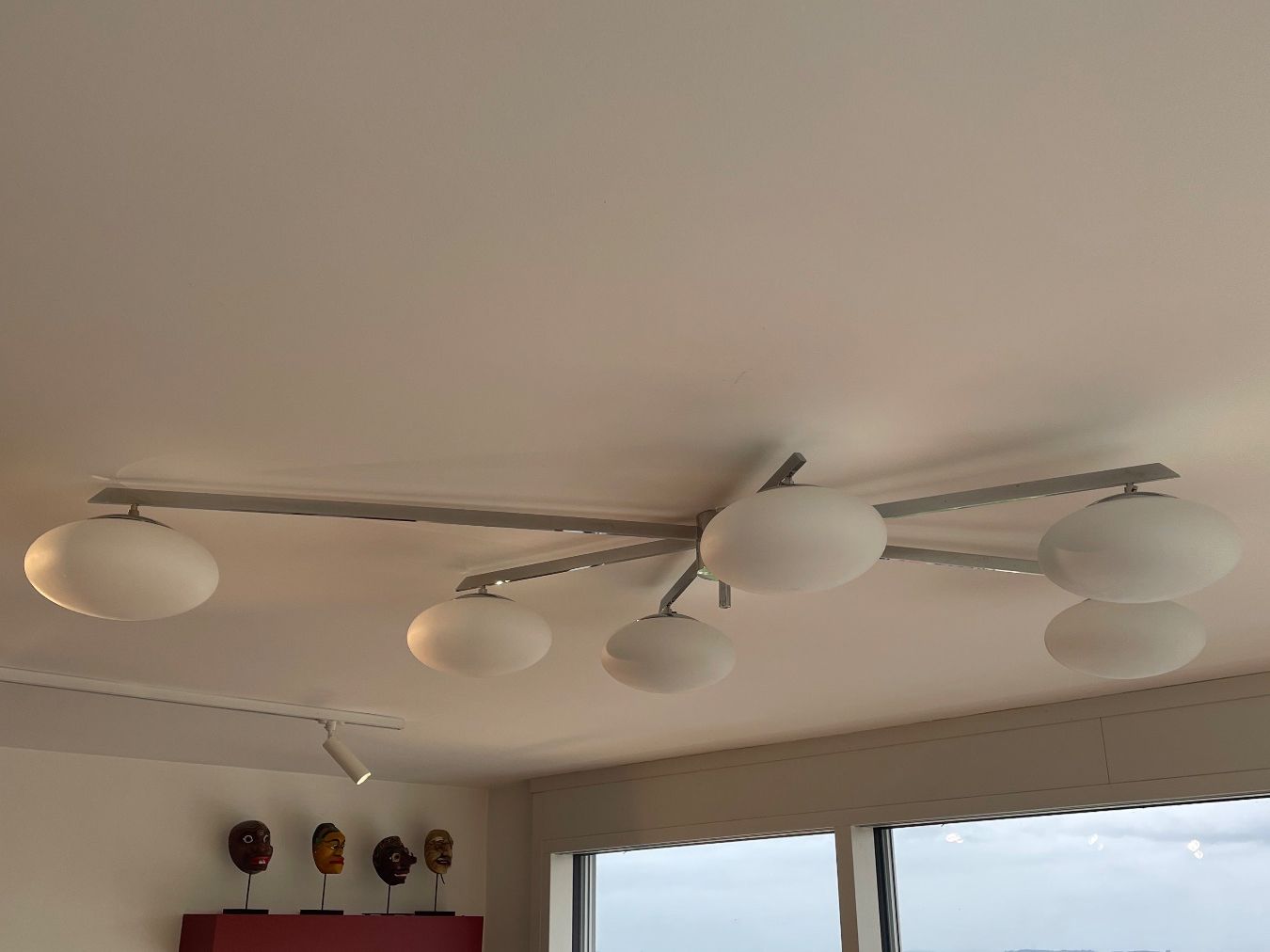 Kronleuchter & Deckenlampen: Design Deckenleuchte Angelo Lelli Stil mit Glaskugeln – Gebraucht aus Neuchâtel von BeatriceThierry 9