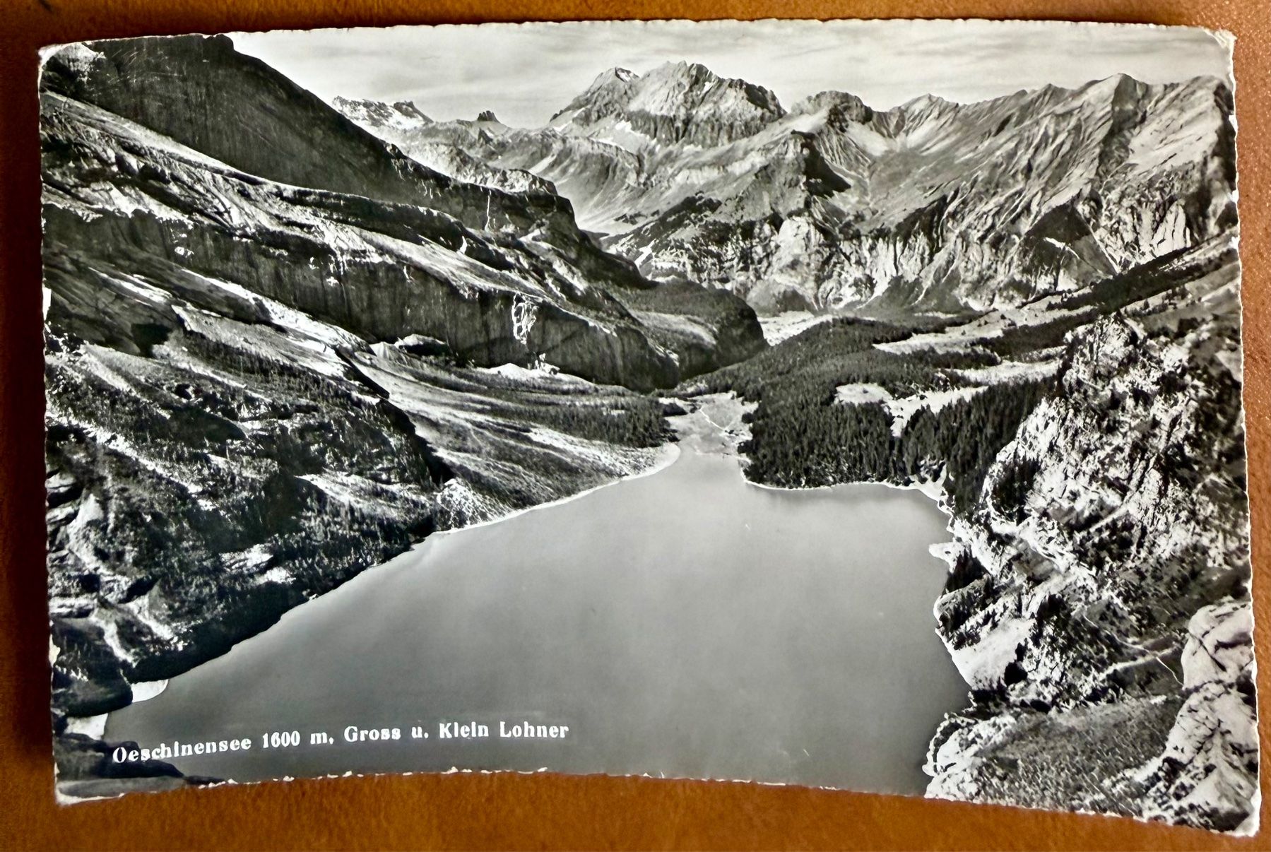 Cartoline postali: Oeschinensee - Panorama 1949 – Usato da Lutry venduto da Ediego