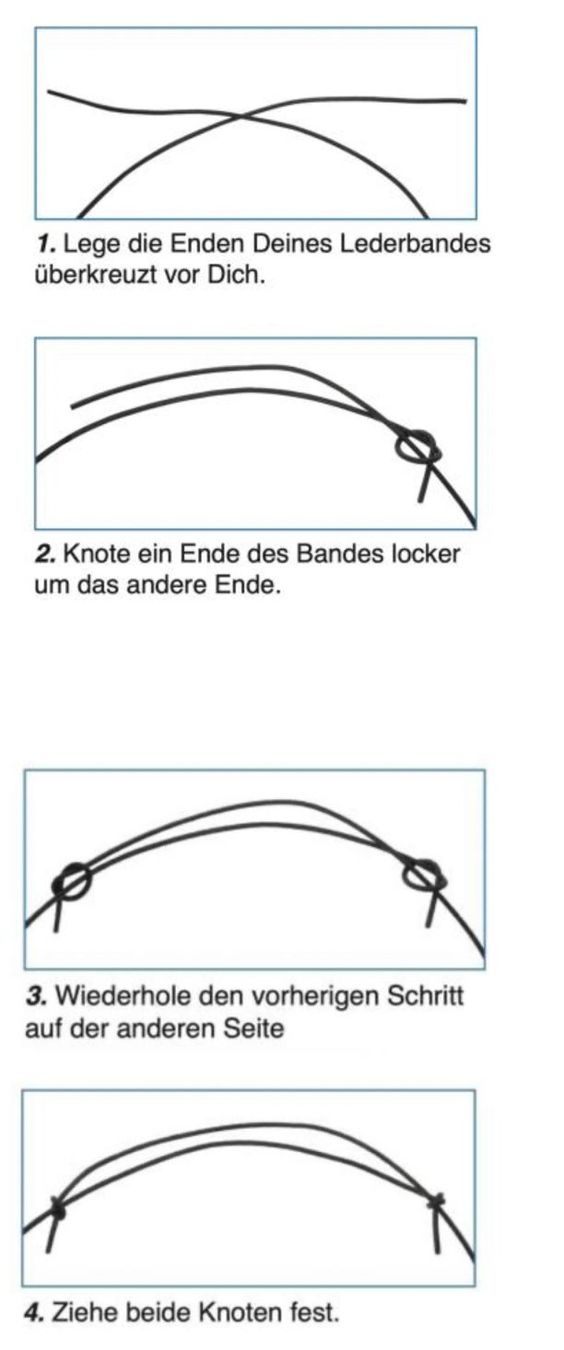 Catenine: Achat-Scheibe mit Lederkordel. – Nuovo (secondo la descrizione) da Biberist venduto da tl-schmuck 1