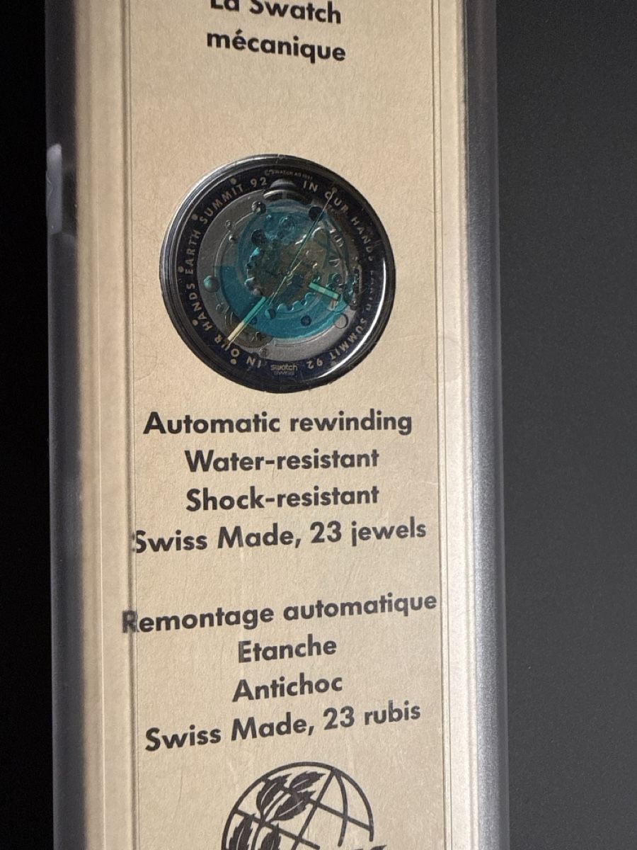 Swatch Uhren: Swatch Automatic Uhr Earth Summit 92 – Gebraucht aus Lufingen von Hafula 2