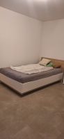 Bett 140x200 cm Holz Optik Weiss