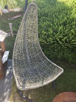 Hängesessel Rattansitz Outdoor gut erhalten
