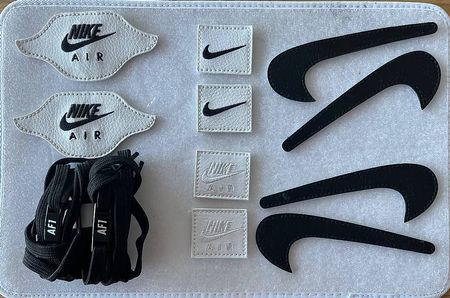 Nike AF1 Swoosh Pack schwarz/weiss