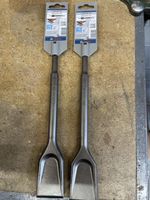 2 Bosch SDS plus-5C Flachmeissel 250mm neuwertig
