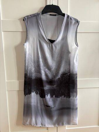 SISLEY Sommerkleid schwarz&weiss