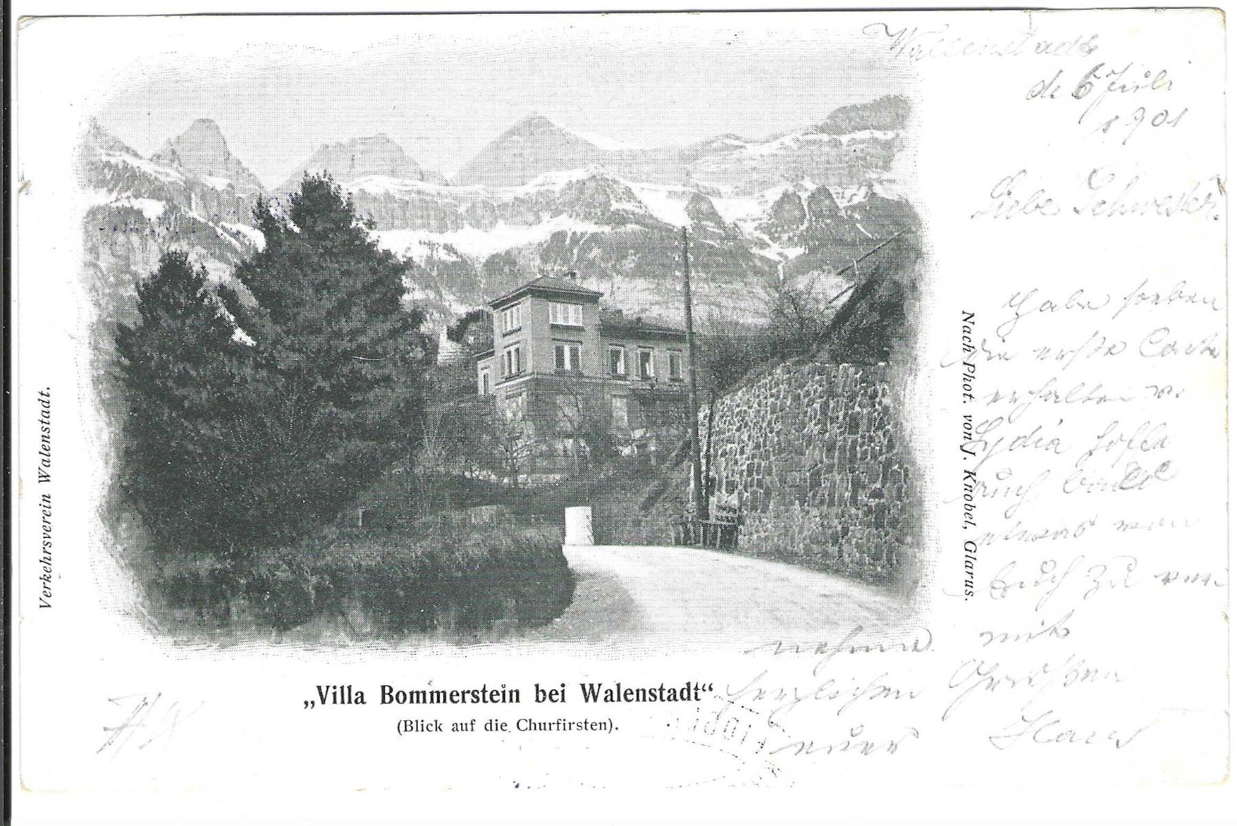 Cartoline postali: Walenstadt, Stempel Kriegskommisariat – Usato da Wildhaus venduto da Brunphil
