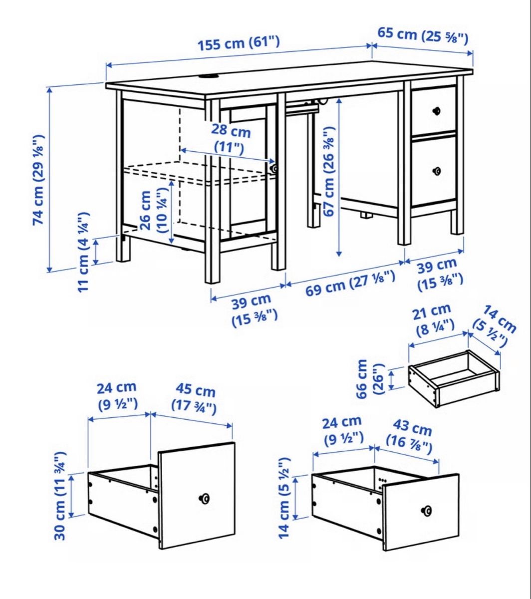 Ikea Scrivanie: Schreibtisch HEMNES IKEA – Usato da Triesenberg venduto da Limatali 1