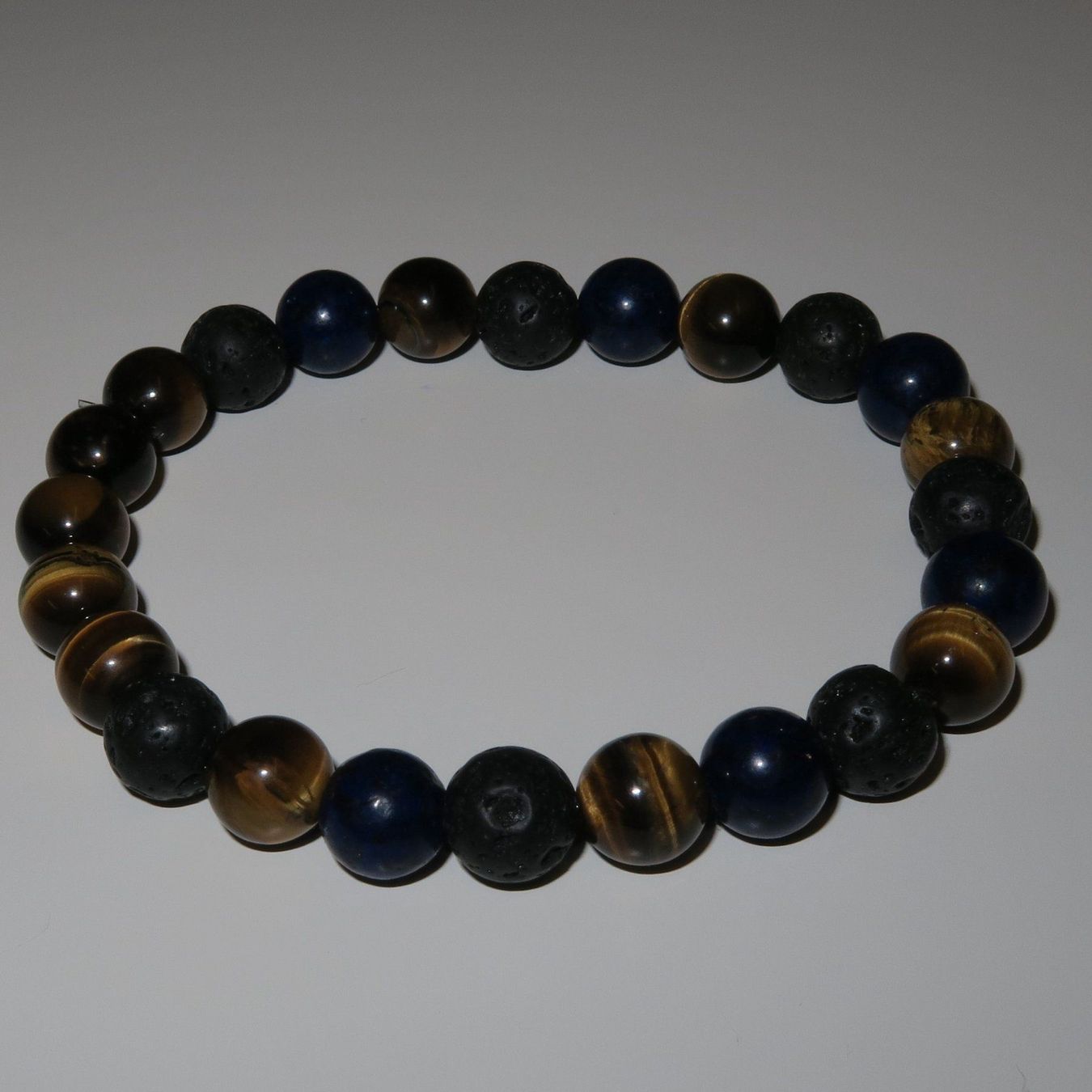 Bracciali & Braccialetti: Herren Armband - Edelstein LAVA, TÜRKIS – Nuovo e nell'imballaggio originale da Visp venduto da steinschmuckwelt 6
