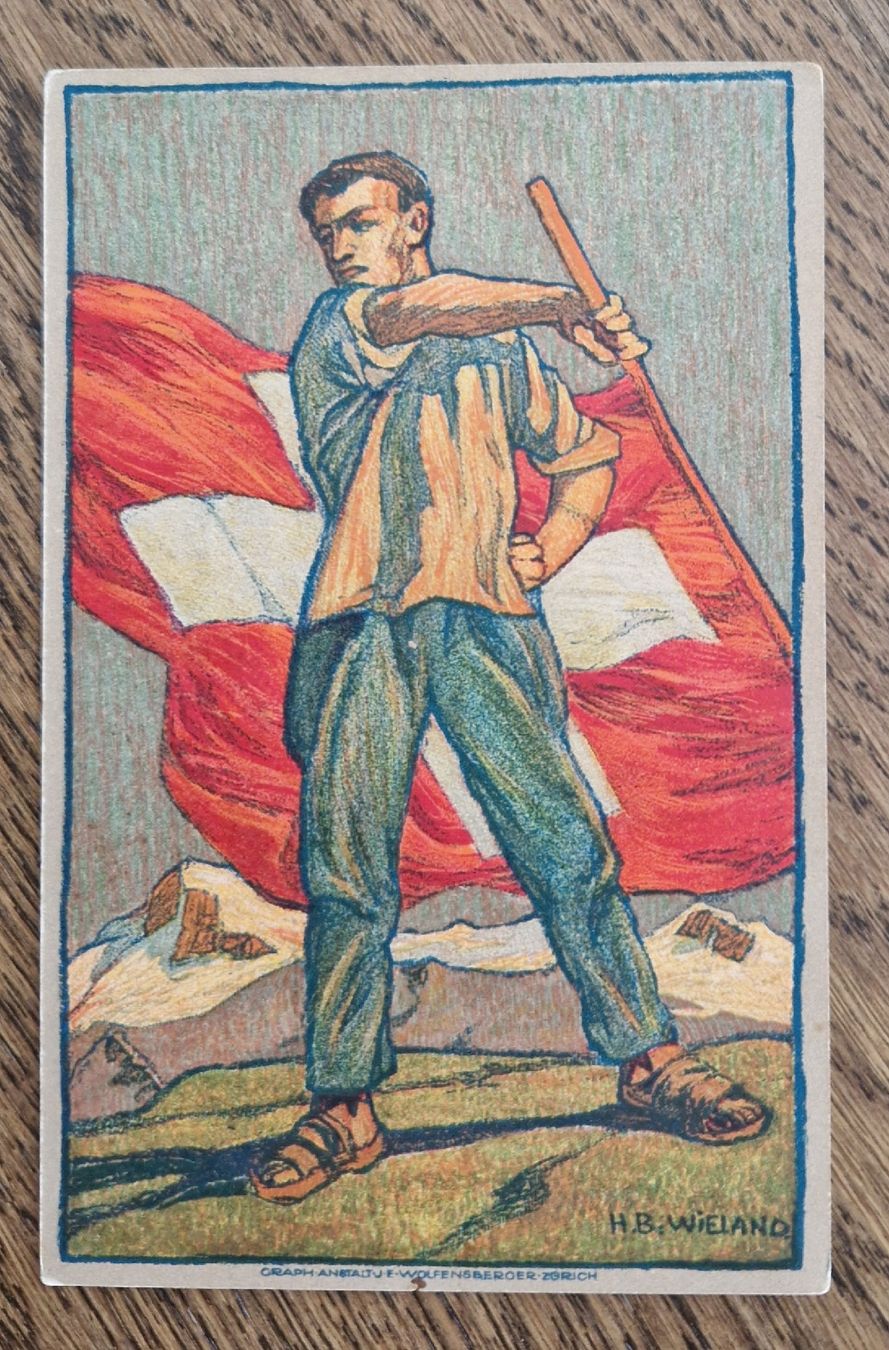 Ansichtskarten: Bundesfeier-Postksrte 1912 – Gebraucht aus Ebikon von Donar50