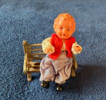 Bank für mini Puppen, Puppenstube, Kunststoff Bänkli