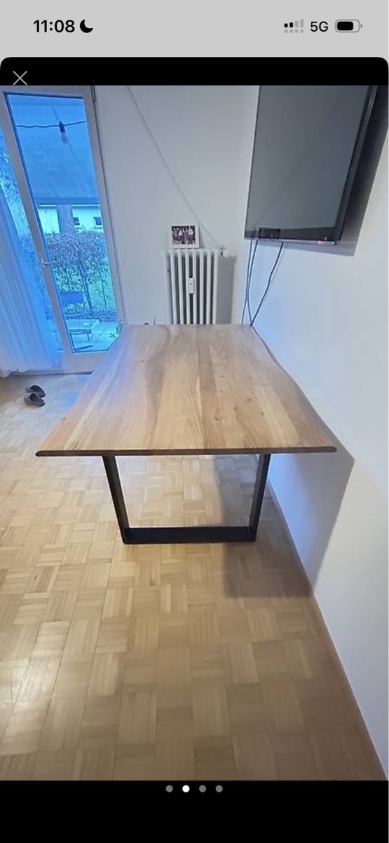 Tavoli: Massivholz Akazien Tisch – Nuovo (secondo la descrizione) da Zürich venduto da hel_m6sl 1
