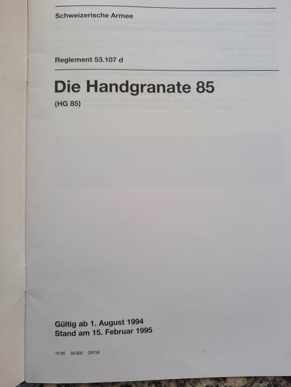 Libri: Die Handgranate 85 – Usato da Ruswil venduto da Sammlergeist 1