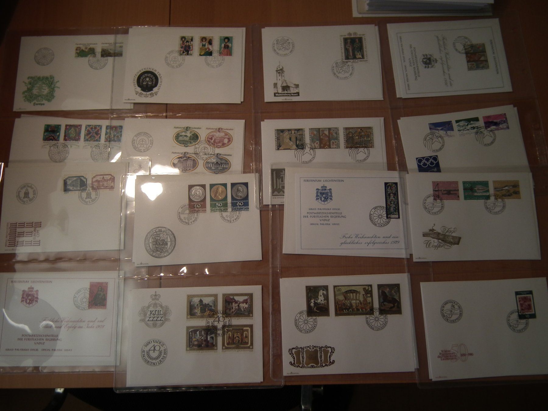 Alle Briefmarken: Liechtenstein, Diverse schöne FDC's  Diverse – Gebraucht aus Kriens von WULLU99 2