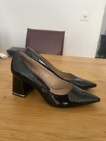 Escarpins Zara noirs vernis talon bloc bon état taille 37
