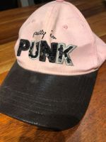 Coole Mädchen Cap "Pretty in Punk" pink schwarz