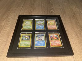 Cartes Pokémon fr set de base ed2 sous cadre