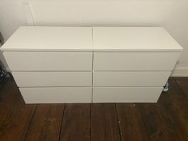 Weisse Malm Kommode IKEA