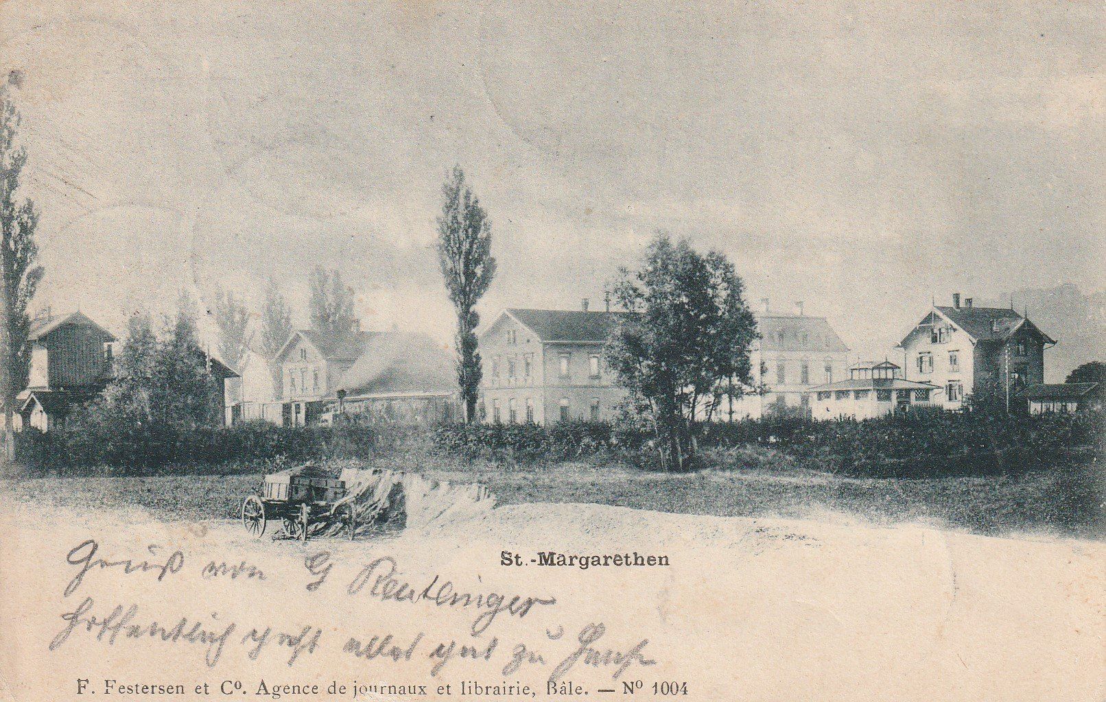Ansichtskarten: St.Margrethen-1903 – Gebraucht aus uttwil von Koehlerfred