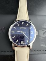 Hermann Genève Blue Automatic Swiss Made Neuf Full Set