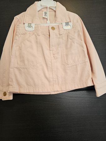 Süsses Mädchen Set Jäckchen und Rock Grösse 104 Rosa