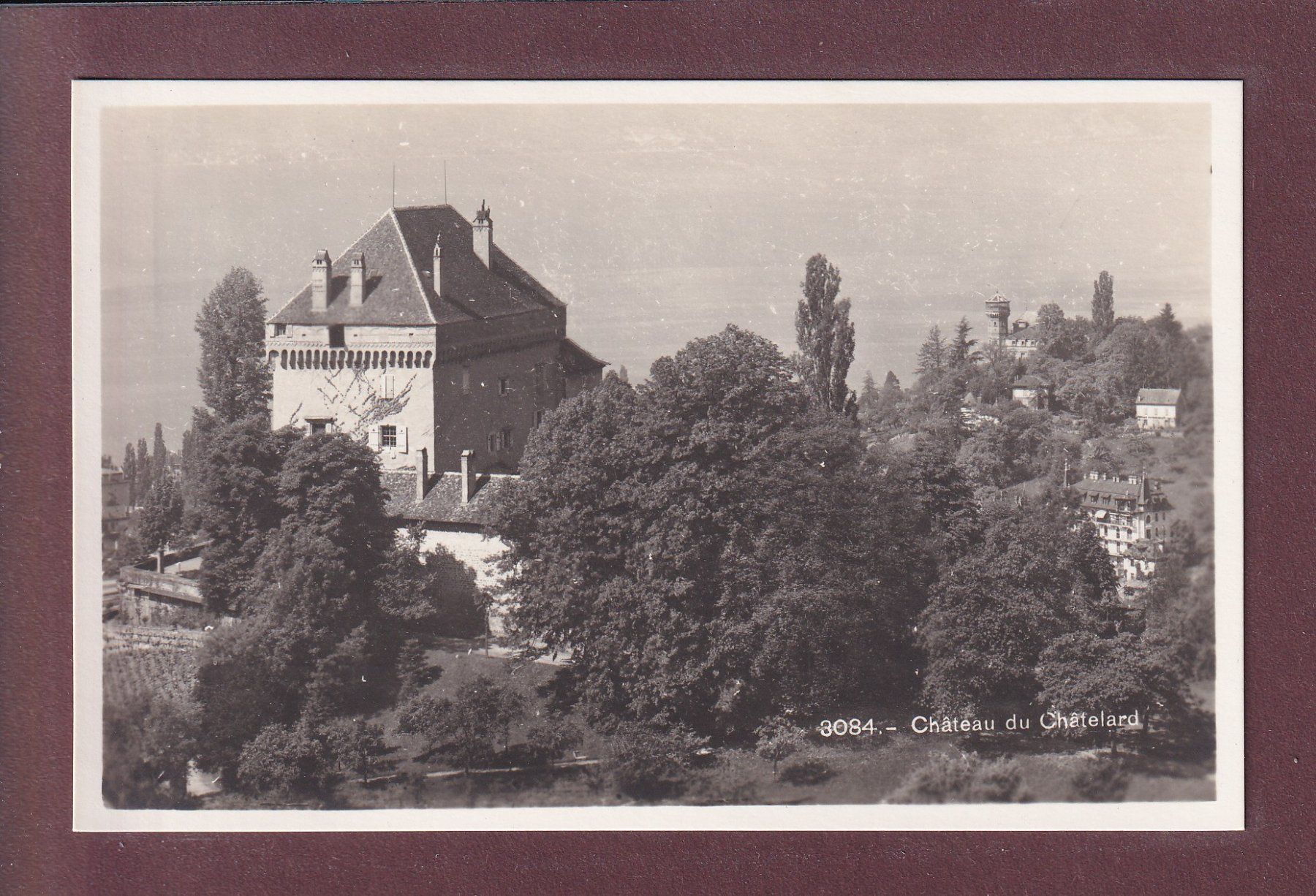 Cartoline postali: Château du CHÂTELARD – Usato da Pully venduto da nicecards